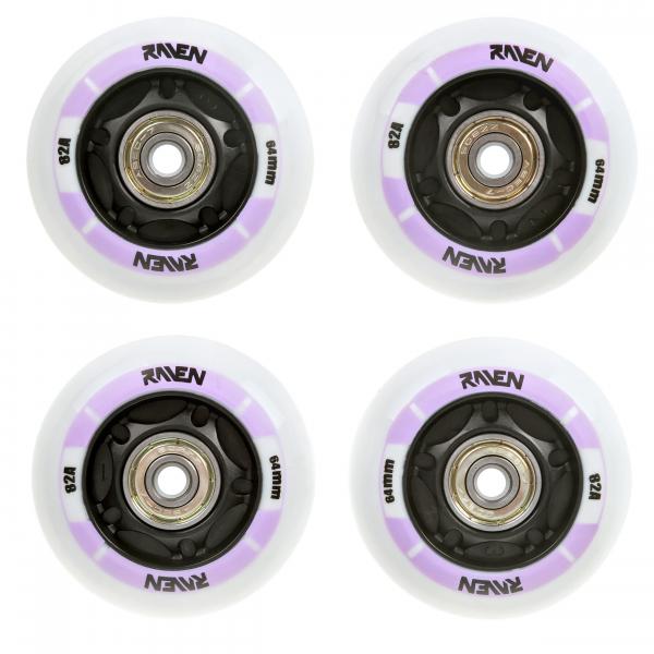 4x Świecące kółka LED do rolek Raven Helixi 70mm