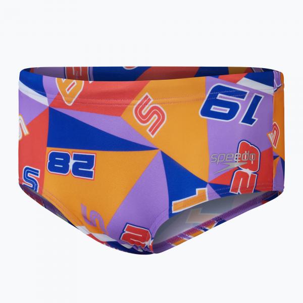 Slipy kąpielowe dziecięce Speedo 13 Allover Club Training Digital Brief