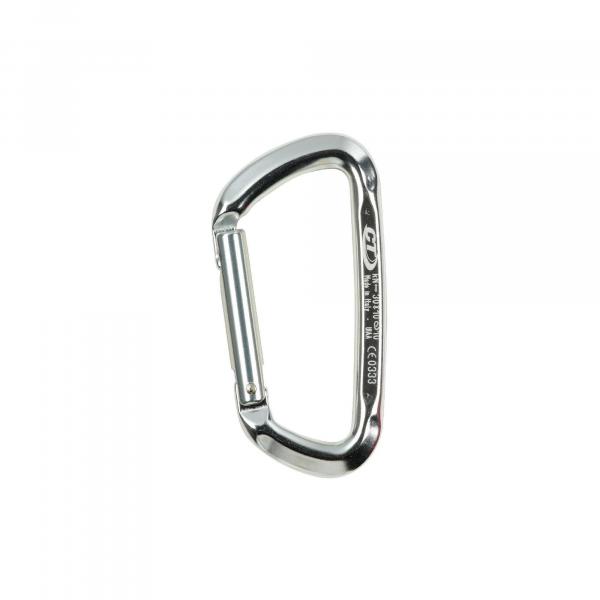 Karabinek Wspinaczkowy Climbing Technology D-Shape CF - silver