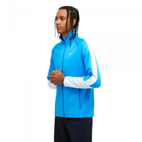 Bluza Peak Performance męska Rider Zip Jacket niebieska - M
