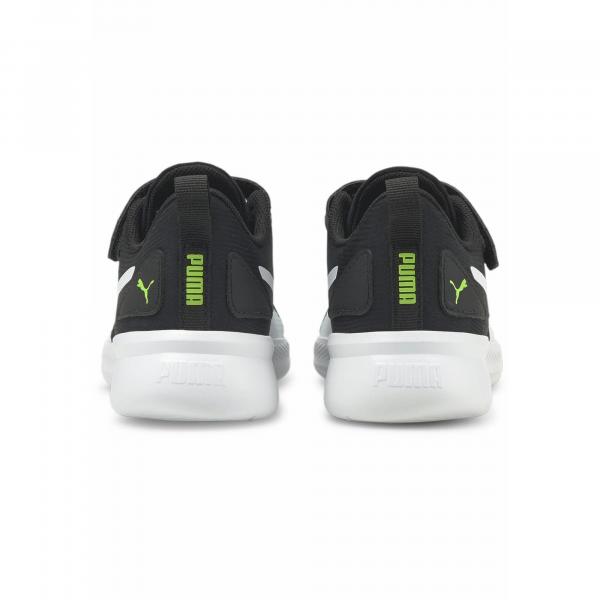 Dziecięce buty sportowe Flyer Runner V PUMA Green Flash White Black