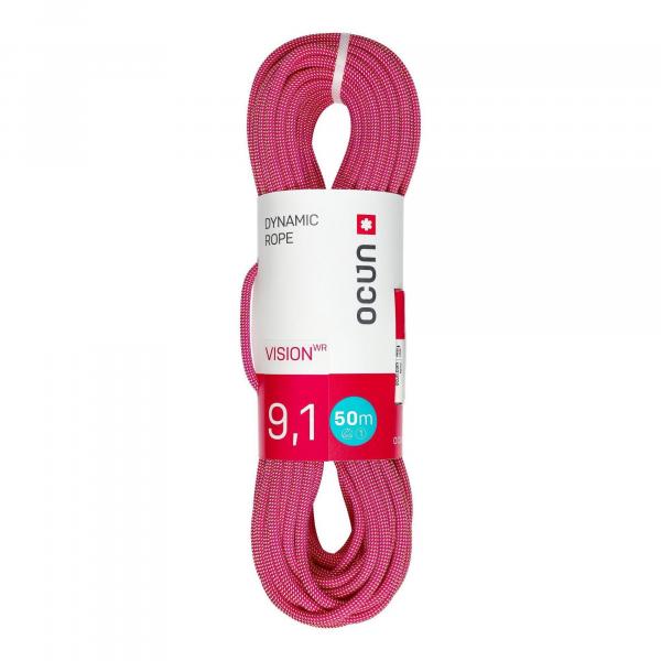 Lina dynamiczna Ocun Vision WR 9.1 mm 50 m - purple/yellow