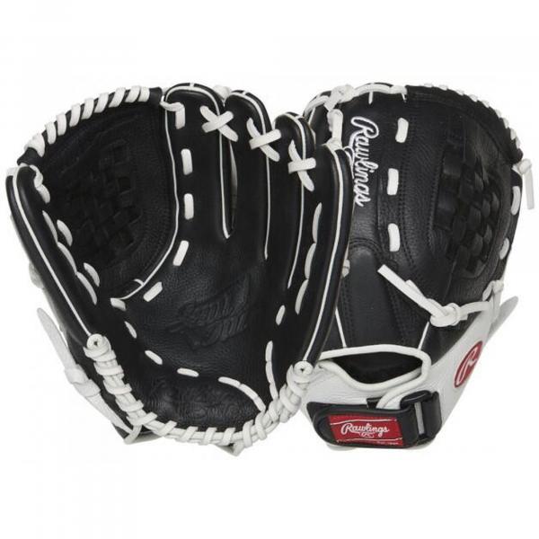 Rękawice do softballu dla leworęcznych - RSO120BW - 12 cali (białe)