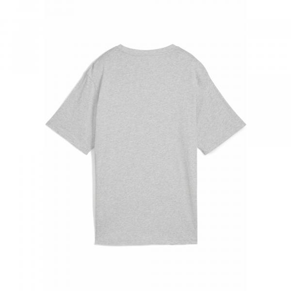 Damska luźna koszulka Essentials z logo No.1 PUMA Light Gray Heather