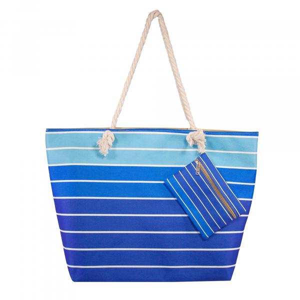 Torba plażowa Navy/blue 40x60 cm