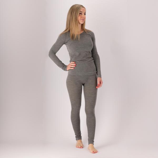 Spodnie termoaktywne damskie - Multi Grey - 2 sztuki - Odzież termoaktywna