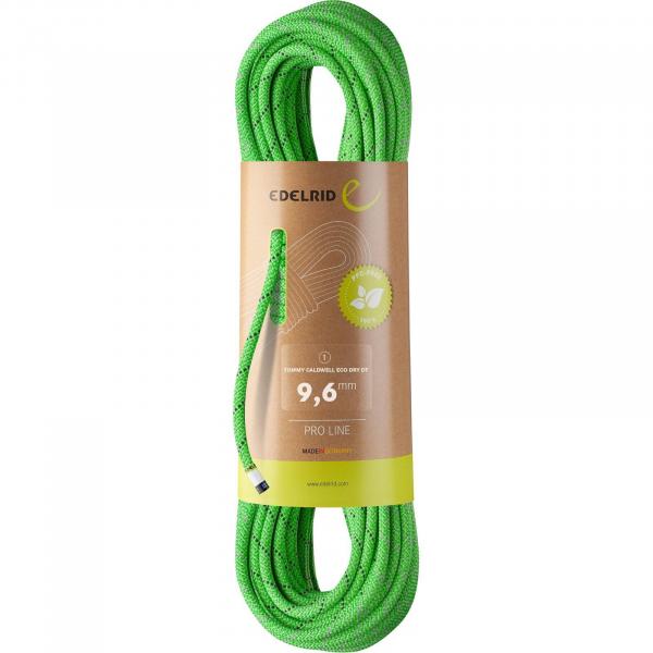 Lina Wspinaczkowa Edelrid Tommy Caldwell Eco Dry Dt 9,6 Mm 60 M-Neon Green