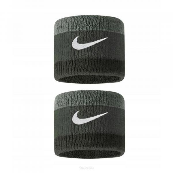 Frotka tenisowa Nike Swoosh Wristbands zielona