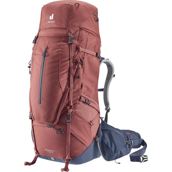 Plecak trekkingowy Deuter Aircontact X 70+15 SL damski - redwood/ink