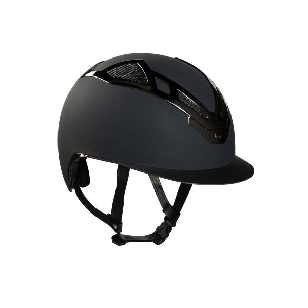 Kask apex chrom czarny mat