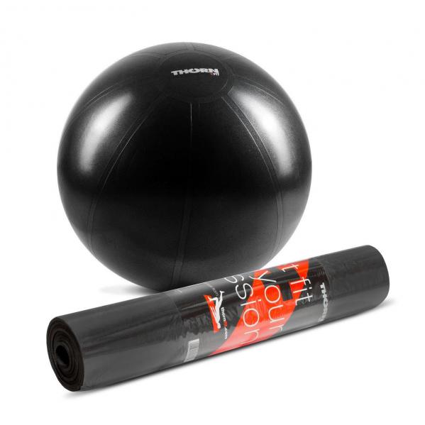 Zestaw do ćwiczeń THORN FIT Fitness Mata TPE + Piłka treningowa 65cm