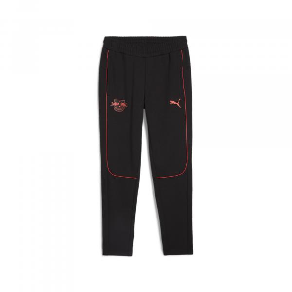 Męskie spodnie Casuals RB Leipzig PUMA Black Active Red