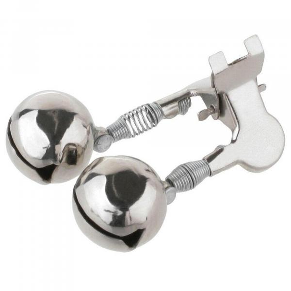 Dzwonek metalowy Mikado podwójny 16mm żabka 3 sztuki