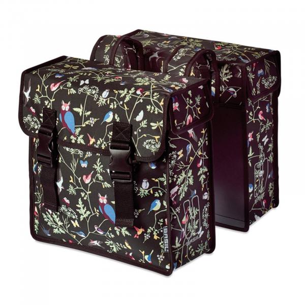 Podwójna Torba Na Rower Wanderlust 35 Litrów 36 X 14 X 41 Cm - Węgiel