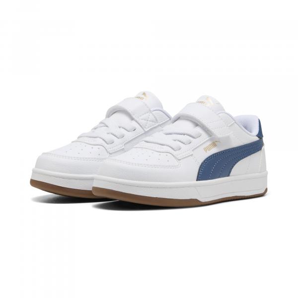 Dziecięce sneakersy PUMA Caven 2.0 PUMA White Dark Indigo Gum Blue Beige