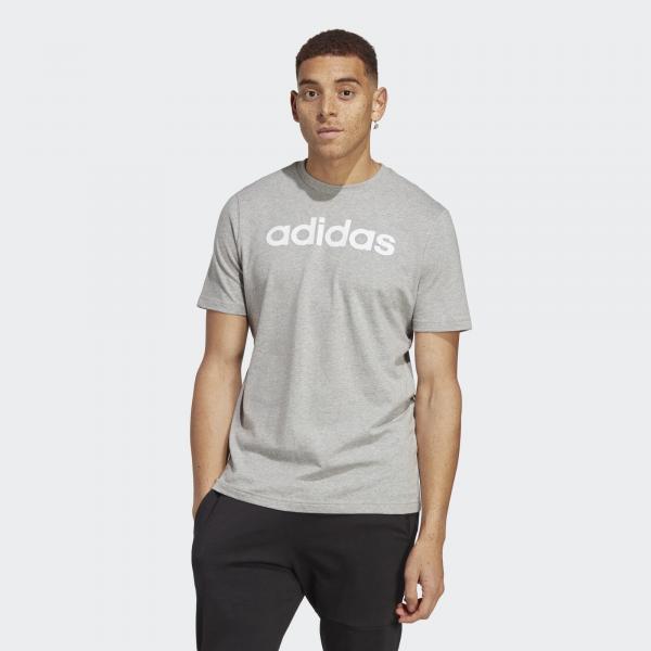 Essentials Single Jersey Linear Embroidered Logo Tee