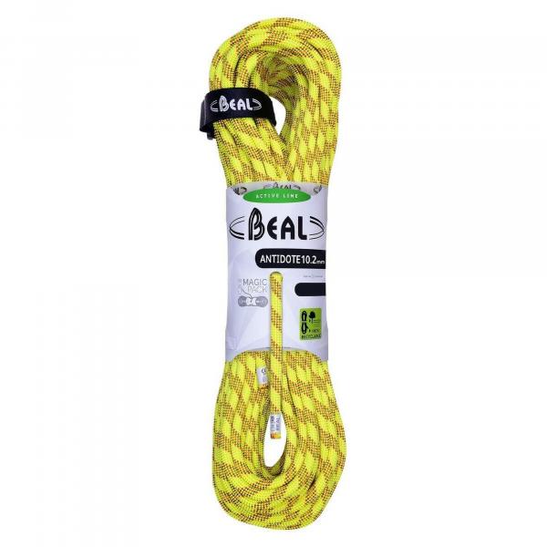 Lina Dynamiczna Beal Booster Antidote 10,2Mm 70M Żółta
