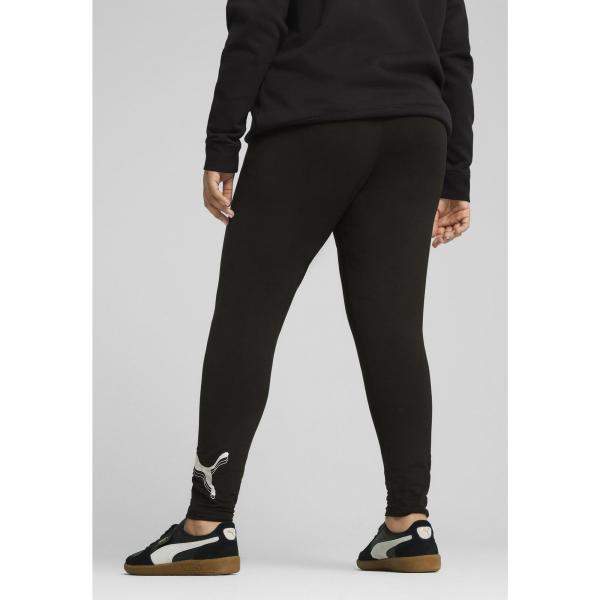 Spodnie legginsy damskie PUMA ESS METALLIC bawełniane