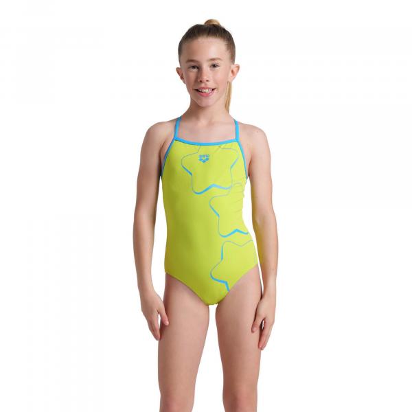 Strój kąpielowy dziewczęcy Star Graphic Swimsuit Lightdrop Back