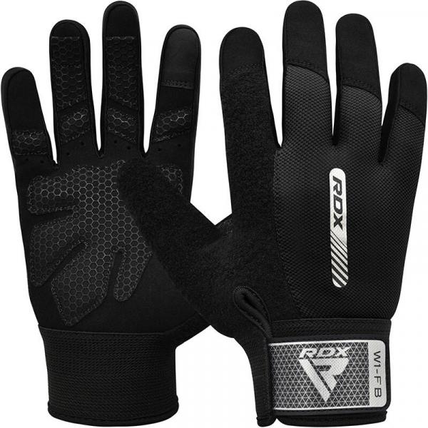 Trainingshandschoenen W1 - extra grip Zwart - Czarny – S