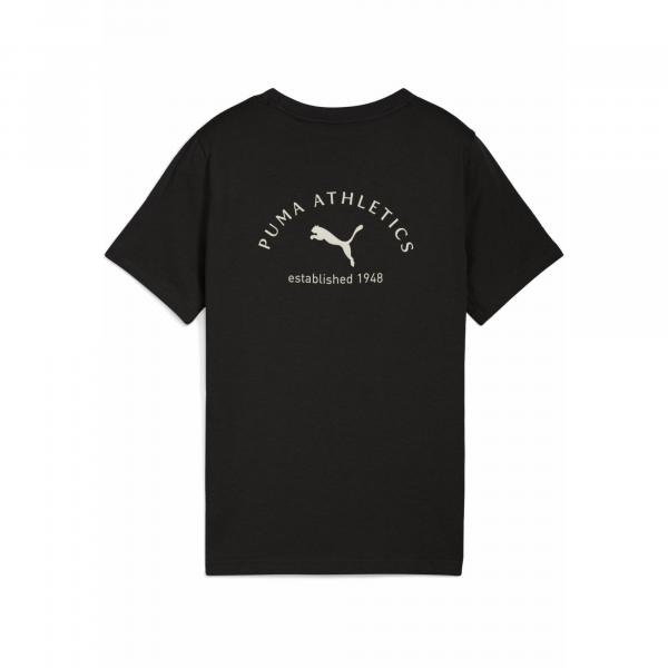 Młodzieżowa koszulka PUMA Class z grafiką PUMA Black
