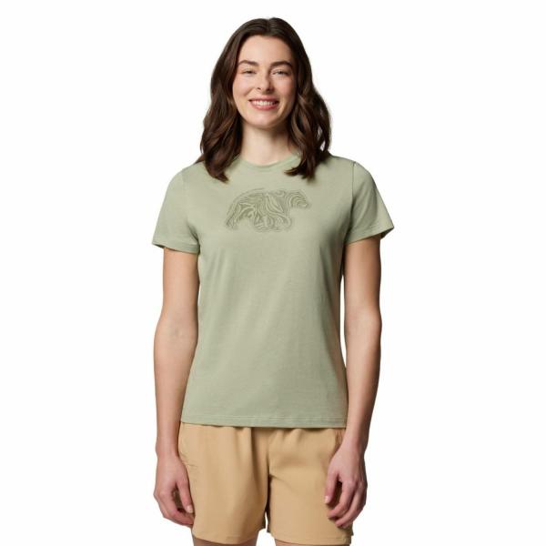 Koszulka techniczna damska Columbia Ruby Springs Graphic Fit Short Sleeve