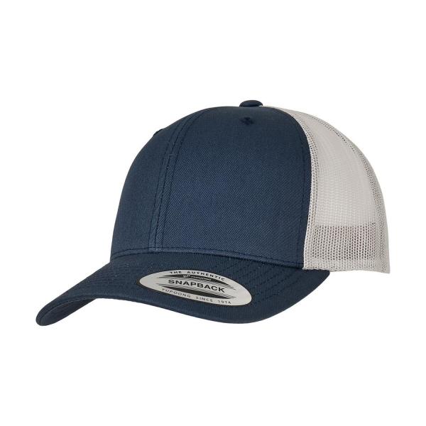 Dwukolorowa Czapka Trucker Retro