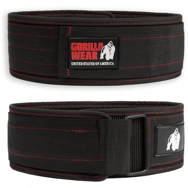 Pas do podnoszenia ciężarów Gorilla Wear 4 Inch Nylon Lifting Belt