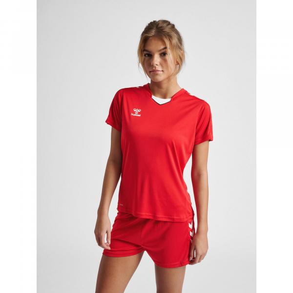 Koszulka sportowa z krótkim rękawem damska Hummel Core XK Poly Jersey S/S Woman