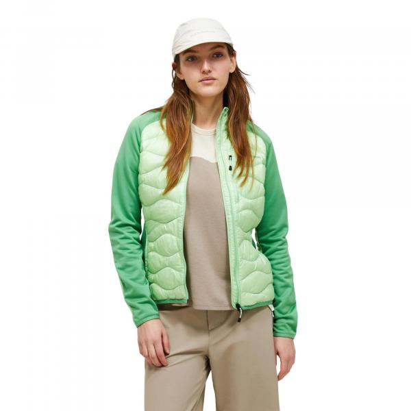 Kurtka Peak Performance puchowa damska Helium Down Hybrid Jacket zielona - M