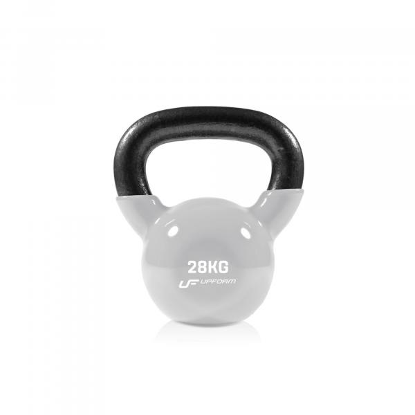 Hantla winylowa żeliwna Kettlebell 28 kg UpForm