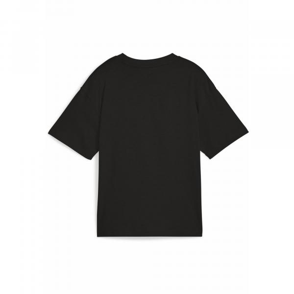 Młodzieżowa koszulka Essentials Boxy PUMA Black