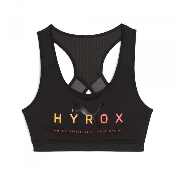 Damski biustonosz do biegania PUMA x HYROX 4Keeps PUMA Black