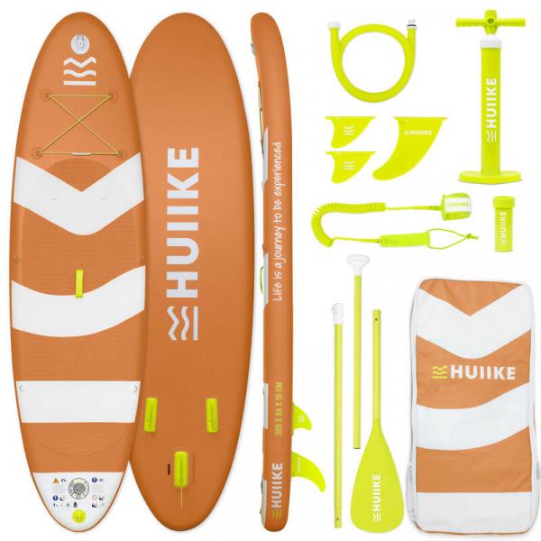 Deska SUP Nadmuchiwana Premium HUIIKE Z Akcesoriami Stabilność