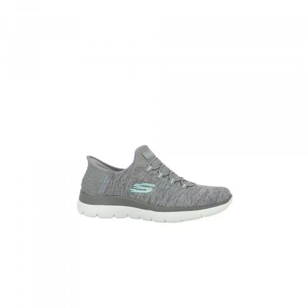 Damskie SUMMITS DAZZLING HAZE Slip-On Szary / Wielokolorowy
