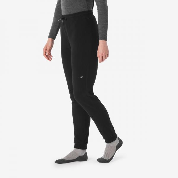 Legginsy turystyczne damskie Quechua MH100 polarowe