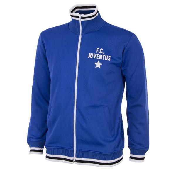 Kurtka/bluza retro piłkarska dla dorosłych - Juventus FC 1975-76 - Niebieska