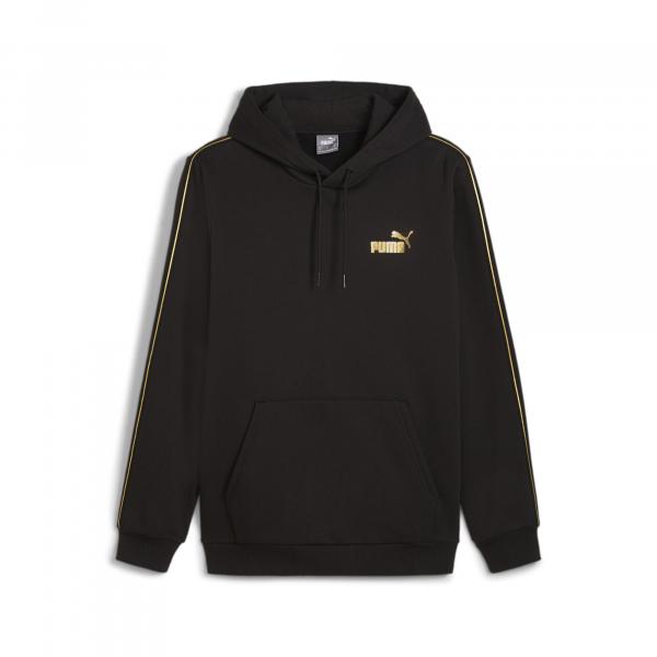 Męska bluza z kapturem ESS TAPE MINIMAL GOLD PUMA Black