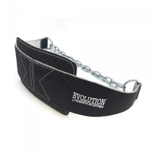 Pas obciążeniowy kulturystyczny skórzany Dip Belt Classic Evolution