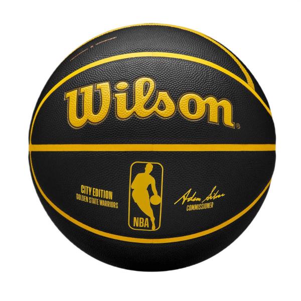 Piłka do koszykówki Wilson NBA Golden State Team City Collector WZ4024110XB 7