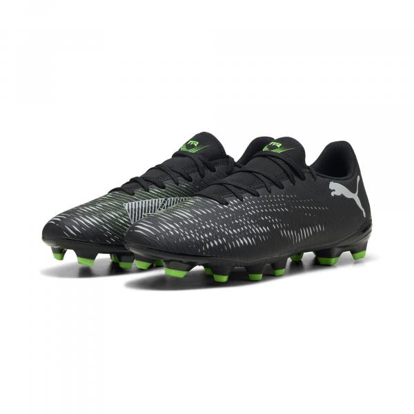 Buty piłkarskie FUTURE 8 PLAY FG/AG PUMA Black Cool Light Gray Fluo Green