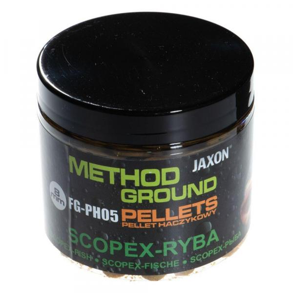 Pellet haczykowy Jaxon Method Ground 8mm Scopex-Ryba 100g