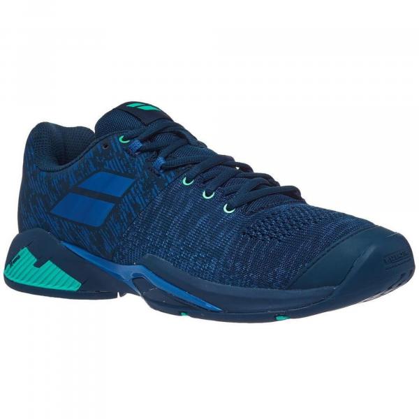 Buty tenisowe męskie Babolat Propulse Blast AC dark blue/viridian green 43