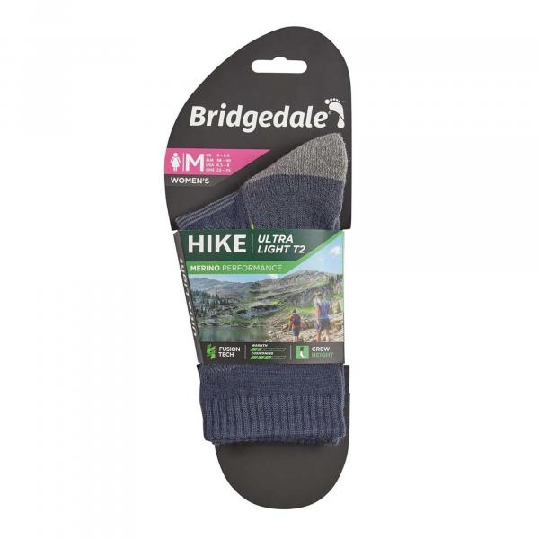 Skarpety do trekkingu damskie Bridgedale HIKE UL END BO ORI LD