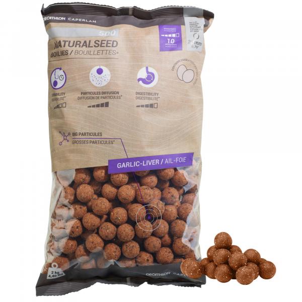 Kulki proteinowe Caperlan Naturalseed 20 mm czosnek/wątróbka 2 kg