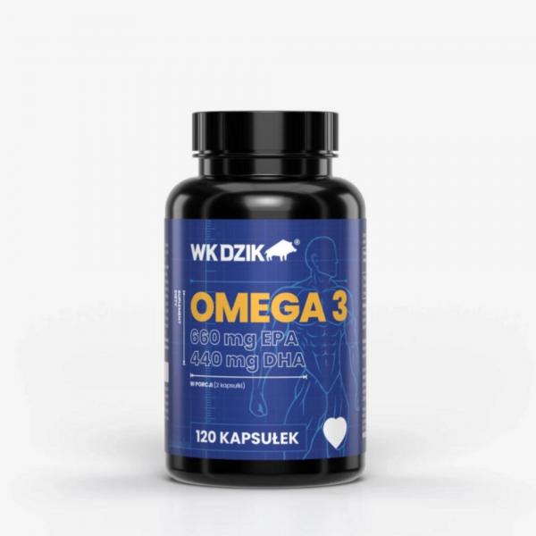 Suplement OMEGA 3 DZIK PRO 120 kapsułek