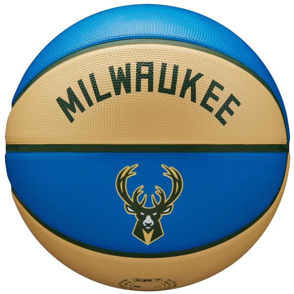 Piłka do koszykówki NBA Team City Edition Milwaukee Bucks Ball rozmiar 7