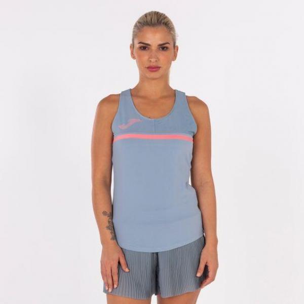 Koszulka damska Joma AQUIANA TANK TOP blue-pink XS