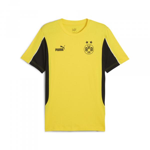 Męska koszulka Borussia Dortmund ftblARCHIVE PUMA Faster Yellow Black