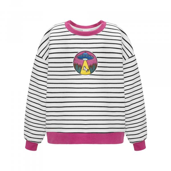 Bluza jeździecka młodzieżowa GALOP WEAR Kosmiczne Porwanie